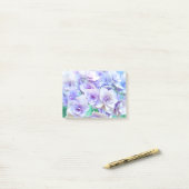 pastel hydrangea for wedding post-it klebezettel (Auf Schreibtisch)