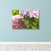 Pastel Hydrangeas Leinwanddruck (Insitu (Holzboden))
