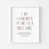 Pastel I ist eine Tochter des höchsten Königsdruck Poster