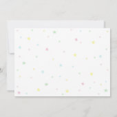 Pastel Ice Cream Geburtstag Foto Einladung (Rückseite)