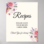 Pastel Ice Cream Verlasse Brautparty Poster (Vorne)