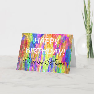 Pastel Icicles Geburtstag Karte