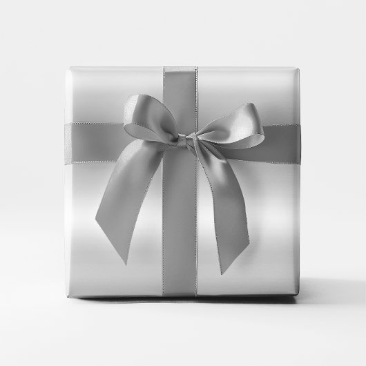 Pastel Imitate Silver Gray Foil Ombre Geschenkpapier