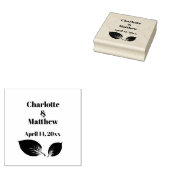 Pastel Iridescent Blätter Hochzeiten Dreamy Pastel Gummistempel (Stempel)