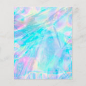 pastel iridescent FAS holographic Flyer (Hinten)