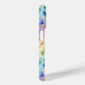 Pastel Iridescent Leopard Print Monogrammed Case-Mate iPhone Hülle (Rückseite / Rechts)