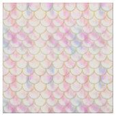 Pastel Iridescent Mermaid Scales Muster Stoff (Muster)