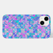 Pastel Iridescent Seamless Geometric Pattern Case-Mate iPhone Hülle (Rückseite (Horizontal))