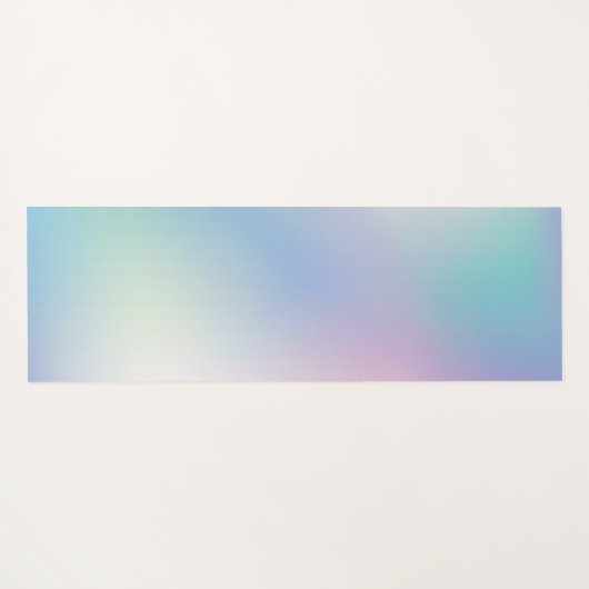 Pastel Iridescent Skies Gradient Script Name Yogamatte (Rückseite (Horizontal))