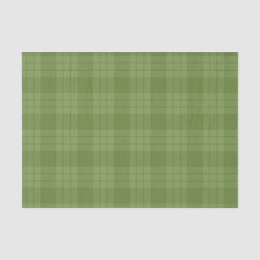 PASTEL IRISH GRÜNE KARIERTE PATTER SEIDENPAPIER (Vorderseite)