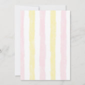 Pastel Italian Wedding Food Theme Save The Date (Rückseite)