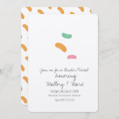 Pastel Jelly Candy Gender Reveal Einladung (Vorne/Hinten)