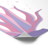 Pastel Jellyfish Dreams individuell anpassbar Poster (Ecke)