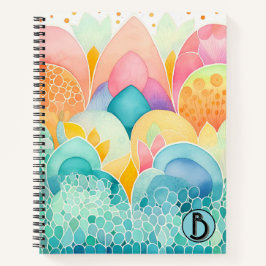 Pastel Jewels Boho Inspiriert Spiral-Notebook Notizblock