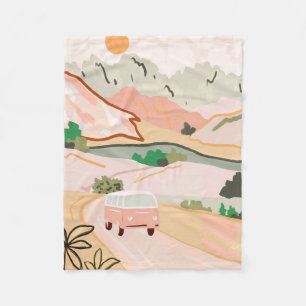 Pastel Journey Fleecedecke