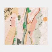 Pastel Journey Fleecedecke (Vorderseite (Horizontal))