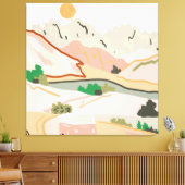 Pastel Journey Leinwanddruck (Insitu (Wohnzimmer))