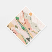 Pastel Journey Serviette (Ecke)