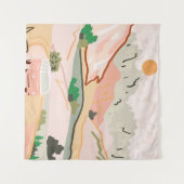 Pastel Journey Wandteppich (Vorderseite (Horizontal))