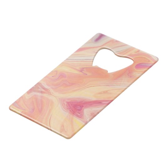 Pastel Joy Geldbeutel Flaschenöffner (Vorderseite Schrägansicht)