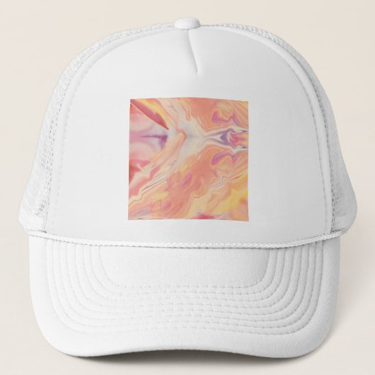 Pastel Joy Truckerkappe (Vorderseite)