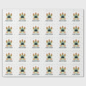 Pastel Jumping Castle Jump & Play Kindergeburtstag Geschenkpapier (Flach)