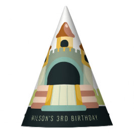 Pastel Jumping Castle Jump & Play Kindergeburtstag Partyhütchen