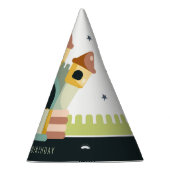 Pastel Jumping Castle Jump & Play Kindergeburtstag Partyhütchen (Rechts)