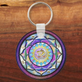 Pastel kann Mandala Schlüsselkette überraschen Schlüsselanhänger (Vorderseite)