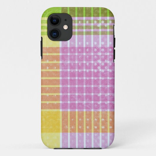 Pastel Kariert Case-Mate iPhone Hülle (Rückseite)