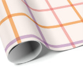 Pastel Kariert Geschenkpapier (Rolleneckpunkt)