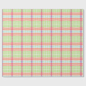 Pastel Kariert Geschenkpapier (Flach)