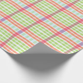 Pastel Kariert Geschenkpapier (Ecke)