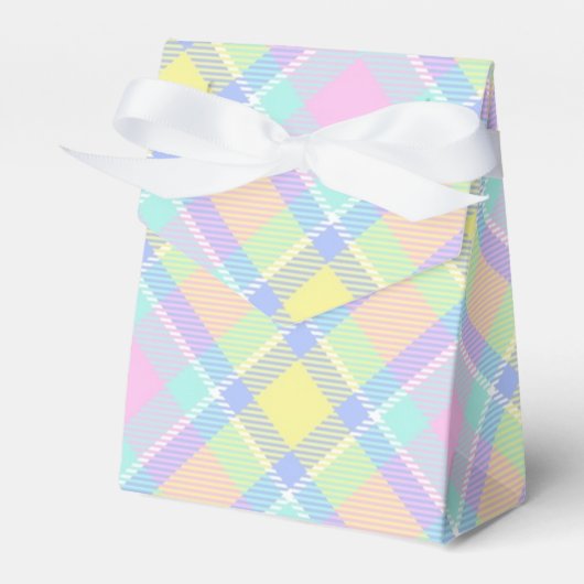 Pastel kariert geschenkschachtel (Vorderseite)