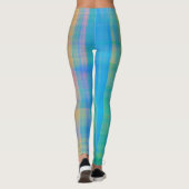 Pastel Kariert Leggings (Rückseite)