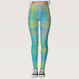 Pastel Kariert Leggings