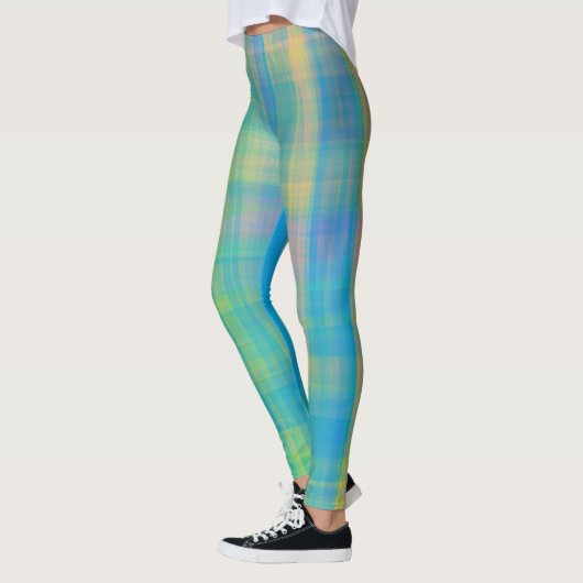 Pastel Kariert Leggings (Links)