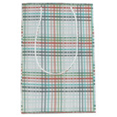 Pastel kariert mittlere geschenktüte (Vorderseite)