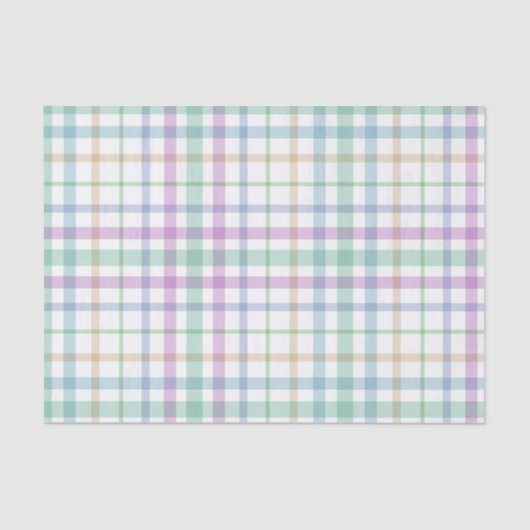 Pastel Kariert Seidenpapier (Vorderseite)