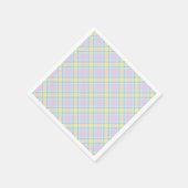 Pastel kariert serviette (Ecke)