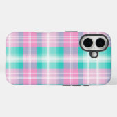 Pastel karierte Frühlingsfarben angenehm Case-Mate iPhone Hülle (Rückseite (Horizontal))