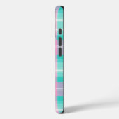 Pastel karierte Frühlingsfarben angenehm Case-Mate iPhone Hülle (Rückseite / Links)