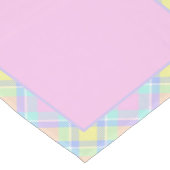 Pastel karierter Tischläufer (Ecke)