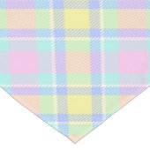 Pastel karierter Tischläufer (Ecke)