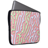 Pastel Kawaii Abstrakt-farbiger Spritzer Design Laptopschutzhülle (Vorne Rechts)