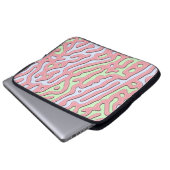 Pastel Kawaii Abstrakt-farbiger Spritzer Design Laptopschutzhülle (Vorne Knopf)