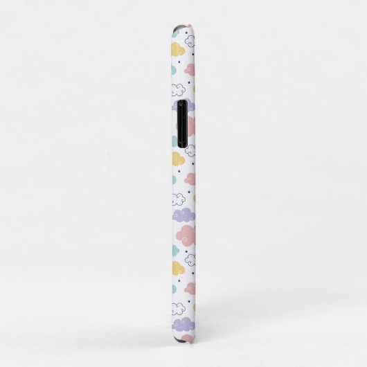 Pastel Kawaii Cloud Pattern Case-Mate iPhone Hülle (Hinten/Rechts)