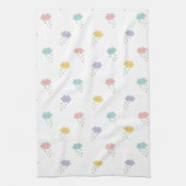 Pastel Kawaii Cloud Pattern Küchentuch (Vertikal)