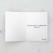 Pastel Kawaii Girl Cake Celebration Karte (Innenseite)