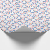 Pastel Kawaii Little Ghosts Geschenkpapier (Ecke)